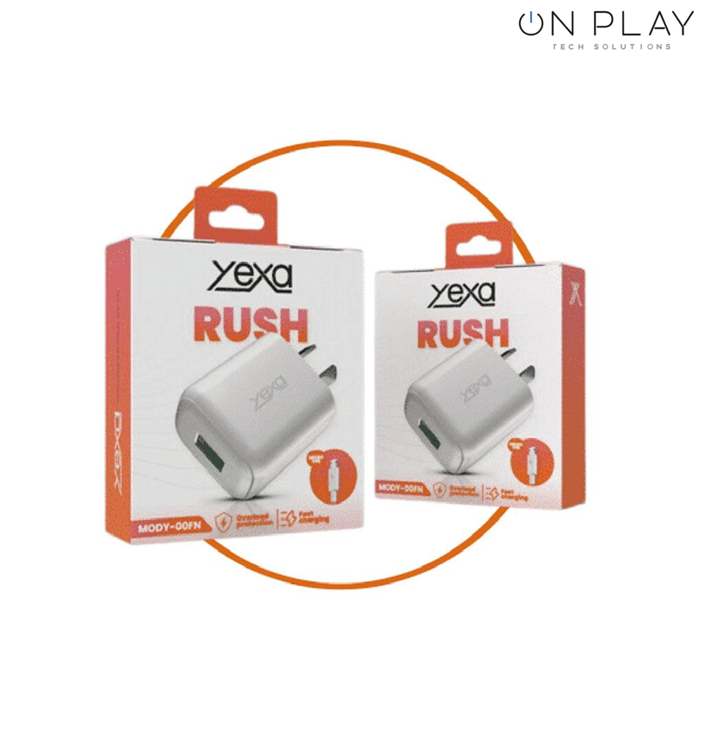 Cargador 220V RUSH 1USB + Cable Tipo C